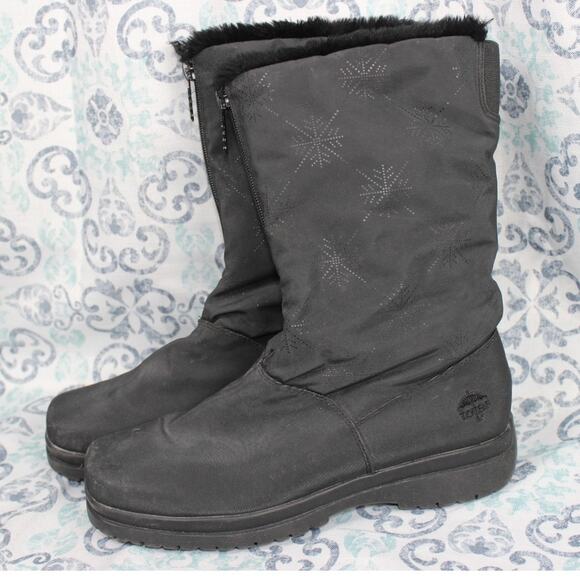 Totes Black Boots‎ Totes Staride Mid Calf Boot Womens Size 8M - Picture 1 of 11